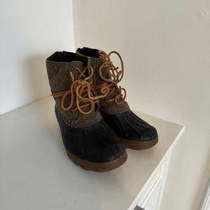 Sperry Duck Boots Saltwater Wool Insulated Boots Size 9